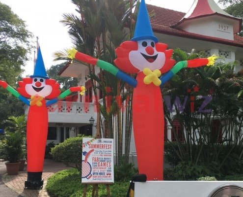 clown dancing tube rental singapore