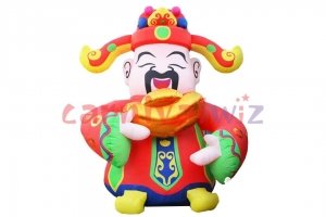 god of fortune god of wealth 财神爷 Chinese god of Luck air dancer rental Singapore