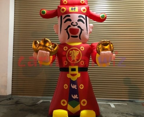god of fortune c God of Wealth 财神爷 Chinese God of Luck air dancer rental singapore