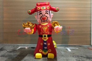 inflatable god of fortune c God of Wealth 财神爷 Chinese God of Luck air dancer rental singapore