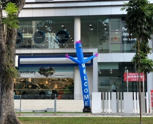 Welcome Air dancer rental for singapore