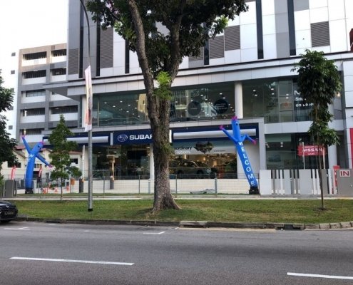 welcome air dancer for opening business singapore