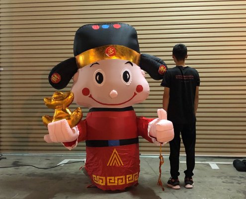 God of Fortune D God of Wealth 财神爷 Chinese God of Luck air dancer rental singapore