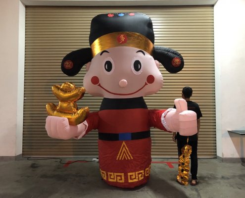 God of Fortune D God of Wealth 财神爷 Chinese God of Luck air dancer rental singapore