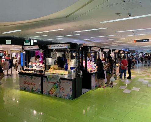Food Booth Push Cart in shopping mall Singapore1