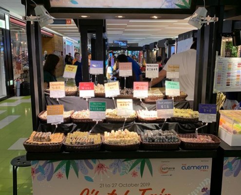 Food Booth Push Cart in shopping mall Singapore5