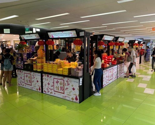 Food Booth Push Cart in shopping mall Singapore6