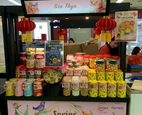 Food Booth Push Cart in shopping mall Singapore8
