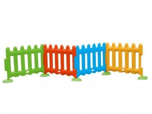 Kids plastic play fence assorted colours carnival wiz singapore rent kids and children safety barrier playpen fencing