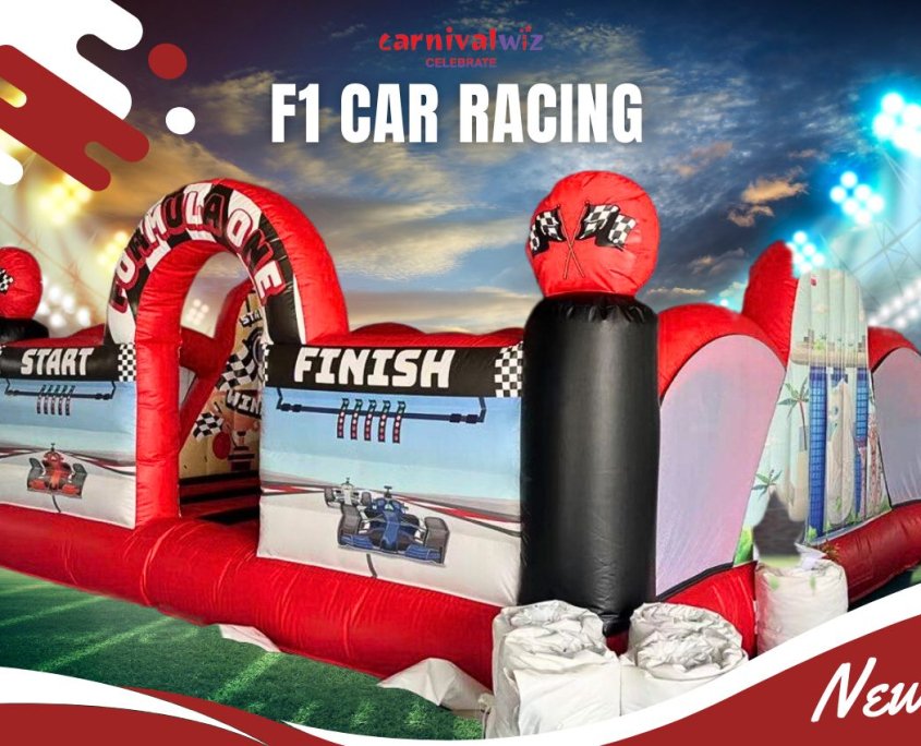 F1 Car Racing Bouncy Castle Rental Singapore – Carnival Wiz