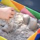kinetic sand activity for children, sand play