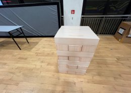 Human jenga game, lifesized jenga, cheap fun fair game rental singapore