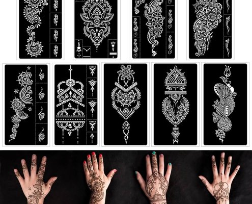 Henna Airbrush tattoo designs