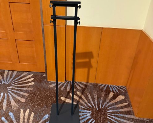 Sign stand positioned at an event in Resorts World Ballroom, Singapore