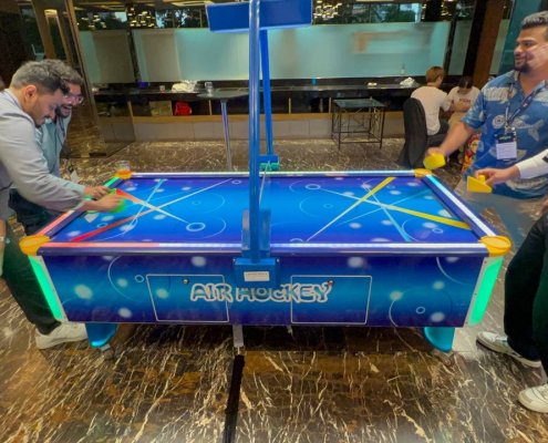 Air Hockey - Fort Canning Hotel Exciting 2-player LED Air Hockey table at Fort Canning Hotel, Singapore — perfect for friendly competition.