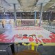 National Day Floor Mural Sticker Singapore at Senja Kopitiam