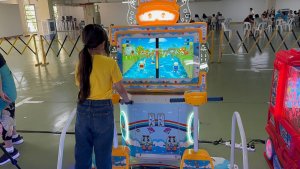 Water skatemobile ride attraction at Faith Methodist Church, Singapore – a unique and fun water activity for events and family days