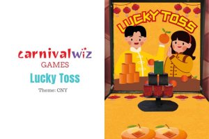 Lucky Toss carnival game rental for Chinese New Year 2026 in Singapore, suitable for kids, schools and family events