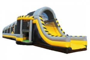 Construction themed inflatable obstacle course for carnival events and community festivals in Singapore